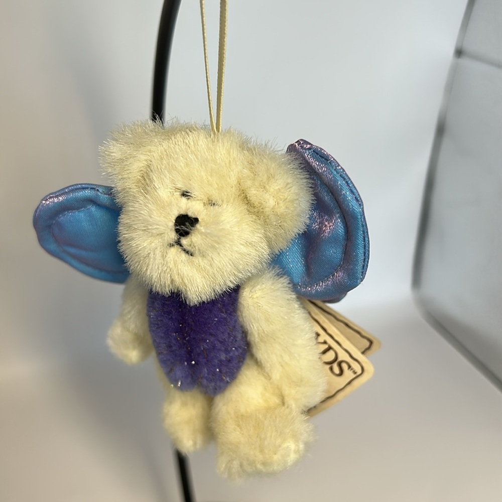 Boyds Bears Kitty Cat and Bear angel ornaments - Picture 7 of 13